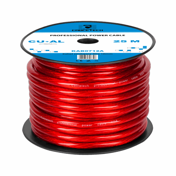 Kábel do auta 4Ga OD10mm CU+AL