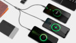 USB kábel 3v1 microUSB, USB typ C, Lightning 100 cm – Obrázok 4