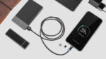 Magnetický USB kábel 3v1 microUSB, USB Type-C, Lightning 100 cm čierny – Obrázok 4