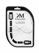 USB - micro USB kábel zásuvka-zástrčka 0,2 m Kruger&Matz – Obrázok 2