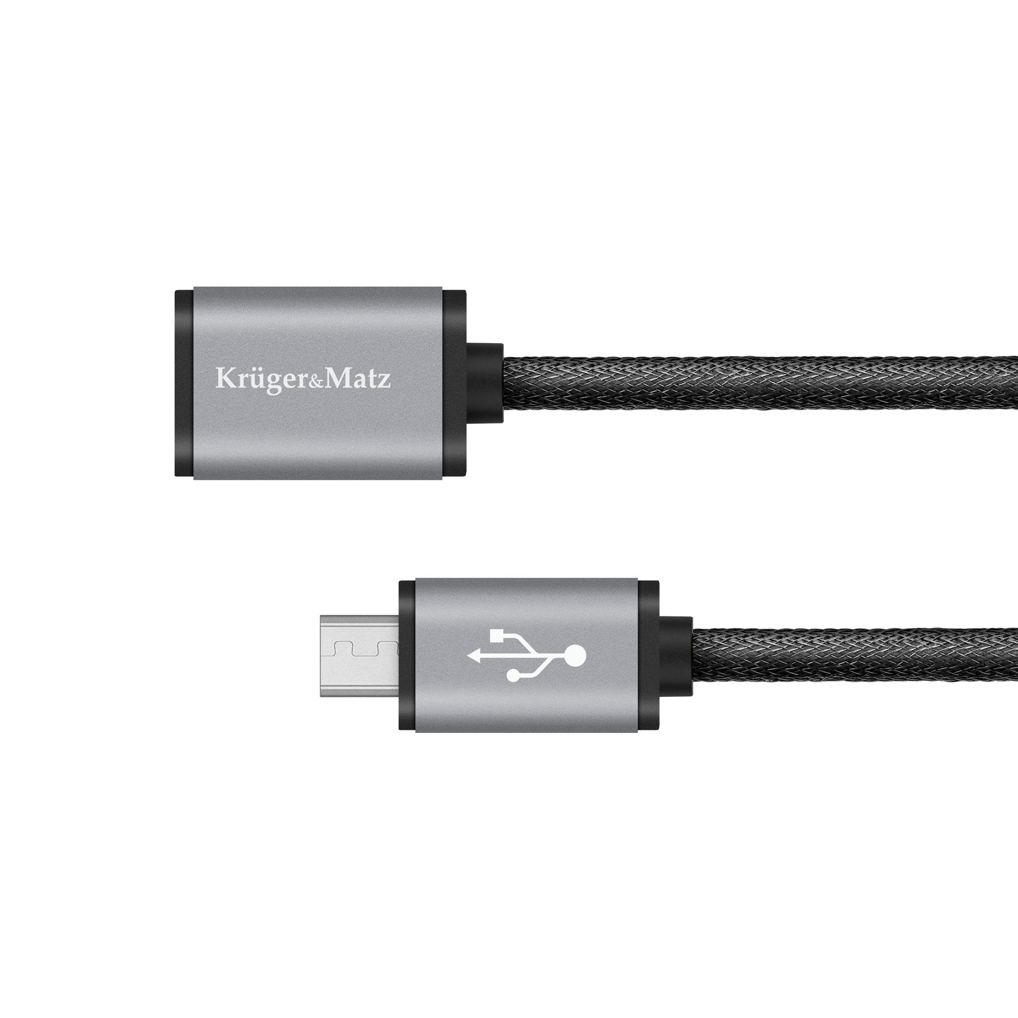 kabel-usb-micro-usb-gniazdo-wtyk-0-2-m-kruger-matz-8b5b4ac6f8444a44a9c966a16aded917-80b4a23a USB - micro USB kábel zásuvka-zástrčka 0,2 m Kruger&Matz – Obrázok 1