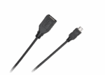 USB - micro USB kábel zásuvka-zástrčka 0,2m Štandard