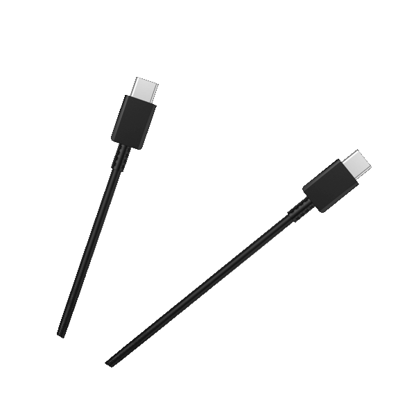 Kábel USB Type-C – USB Type-C 100 cm čierny