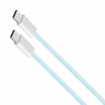 USB Type-C – USB Type-C kábel 100 W 1,5 m Blue Kruger&Matz Basic – Obrázok 3