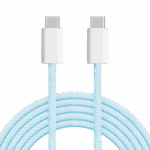 USB Type-C – USB Type-C kábel 100 W 1,5 m Blue Kruger&Matz Basic – Obrázok 2