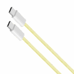USB Type-C - USB Type-C kábel 60 W 1 m Yellow Kruger&Matz Basic – Obrázok 3