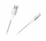 USB - USB Type-C kábel REBEL 50 cm biely