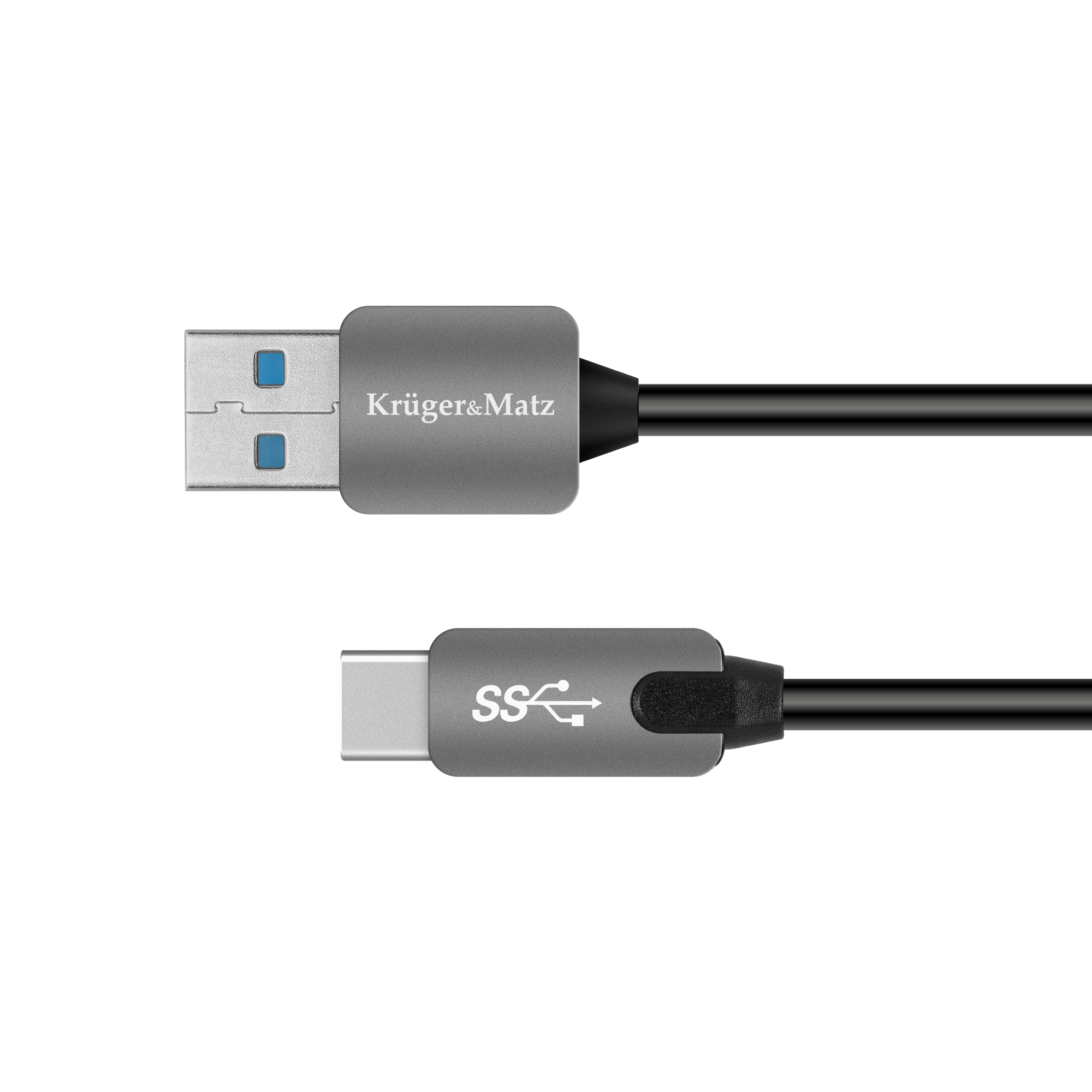 kabel-usb-wtyk-3-0-wtyk-typu-c-5-gbps-0-5m-kruger-matz-c13cf3c45b9844839caf32cd7a42b337-03434d20 Konektor USB 3.0 – konektor typu C 5 Gb/s 0,5 m kábel Kruger&Matz – Obrázok 1