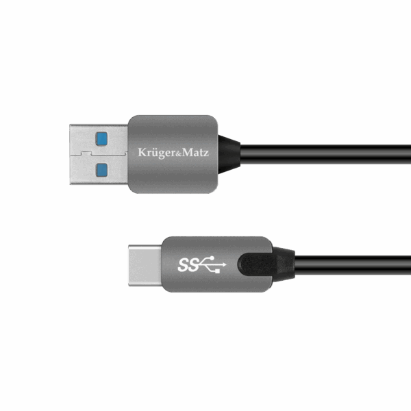 Konektor USB 3.0 – konektor typu C 5 Gb/s 1 m kábel Kruger&Matz