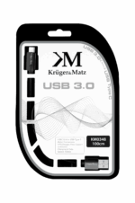Konektor USB 3.0 – konektor typu C 5 Gb/s 1 m kábel Kruger&Matz – Obrázok 3