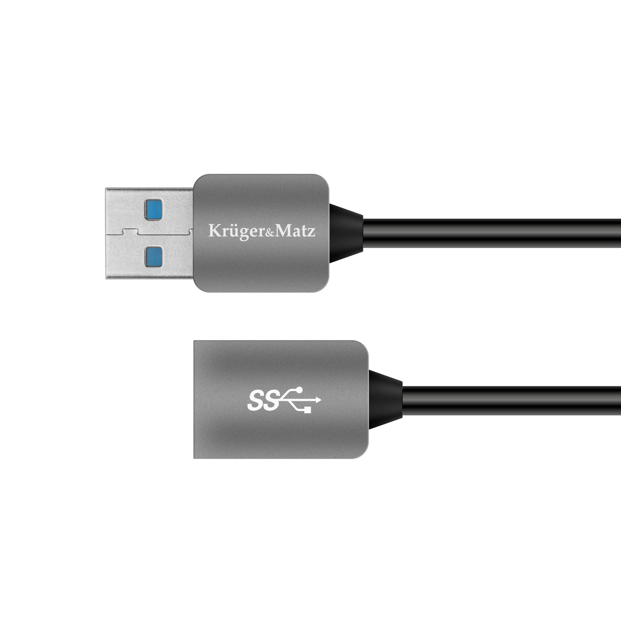 kabel-usb3-0-wtyk-gniazdo-1m-kruger-matz-c5183b863d2049f6bcf35687a4d1d462-cad46015 USB3.0 kábel zástrčka - zásuvka 1m Kruger&Matz – Obrázok 1