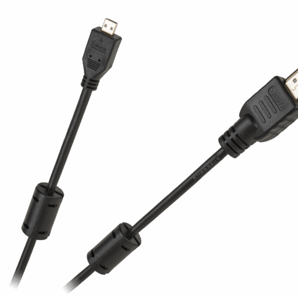 Zástrčka HDMI typu A – Micro HDMI zásuvka typu D Cabletech Ekonomická