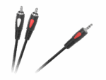 Zástrčka Cabletech Eco-Line 3,5 mm Jack - 2RCA 3,0 m
