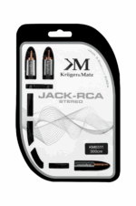 Káblový jack konektor 3,5 - 2RCA stereo 3,0m Kruger&Matz – Obrázok 2