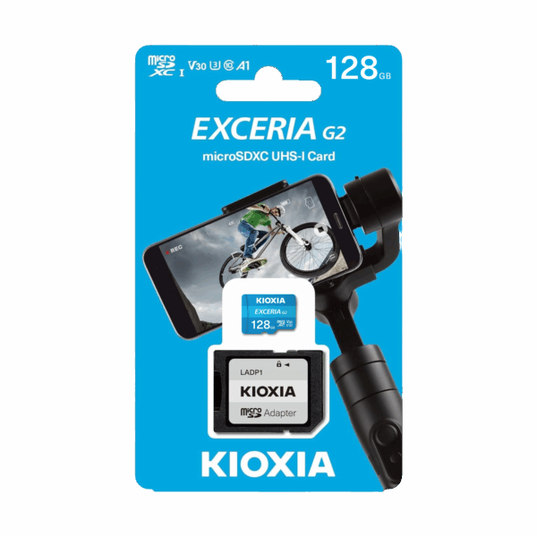 Pamäťová karta Kioxia microSD 128 GB UHS-I U1 s adaptérom
