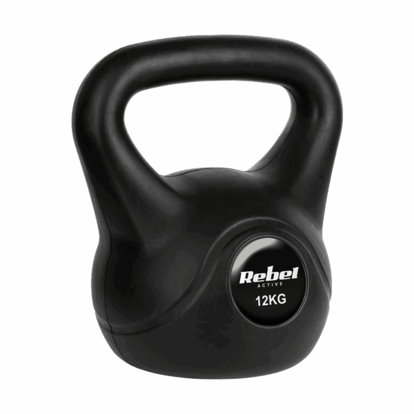 Bitúmenový kettlebell 12 kg REBEL ACTIVE