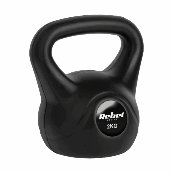 Bitúmenový kettlebell 2 kg REBEL ACTIVE