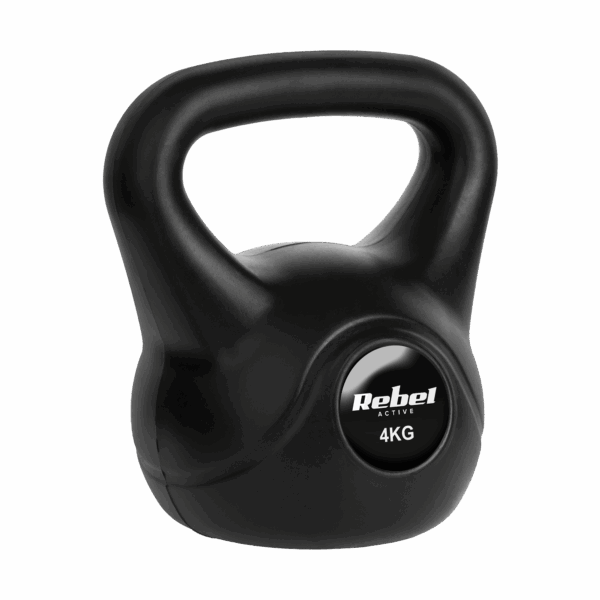 Bitúmenový kettlebell 4 kg REBEL ACTIVE