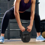 Kettlebell liatinový 8kg, REBEL ACTIVE – Obrázok 4