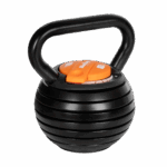 Kettlebell liatinový automatický nastaviteľný 18 kg REBEL ACTIVE