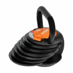 Kettlebell liatinový automatický nastaviteľný 9kg, REBEL ACTIVE – Obrázok 2