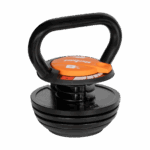Kettlebell liatinový automatický nastaviteľný 9kg, REBEL ACTIVE – Obrázok 4