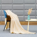 Deka fleecová 200x220 cm TEESA - krémová – Obrázok 4