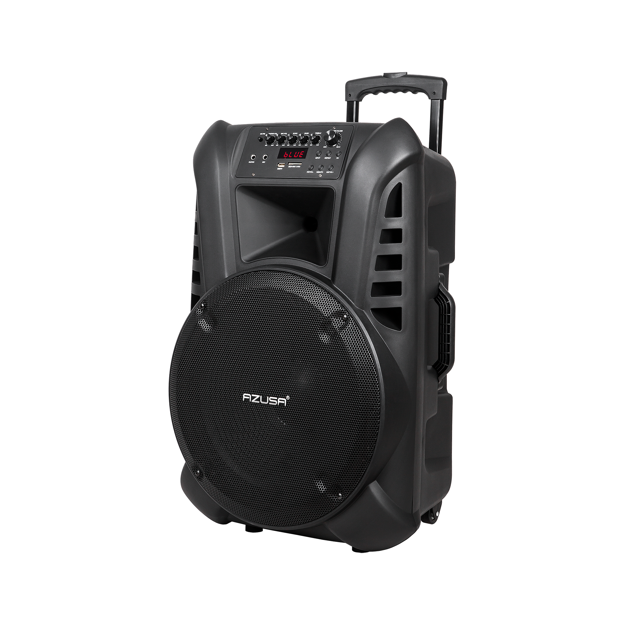 kolumna-aktywna-z-2-mikrofonami-bezprzewodowymi-sd-bluetooth-usb-15-120w-e2985b6eb4274b1880e3a9eaccdc5b72-e4060091 Aktívny reproduktor (s 2 bezdrôtovými mikrofónmi, SD, Bluetooth, USB) 15" 120W – Obrázok 1