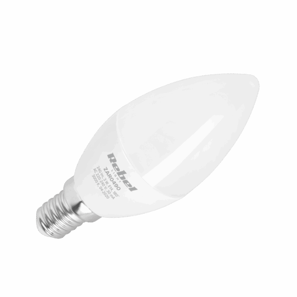 Rebel LED svietidlo, sviečka 3W, E14 3000K, 230V