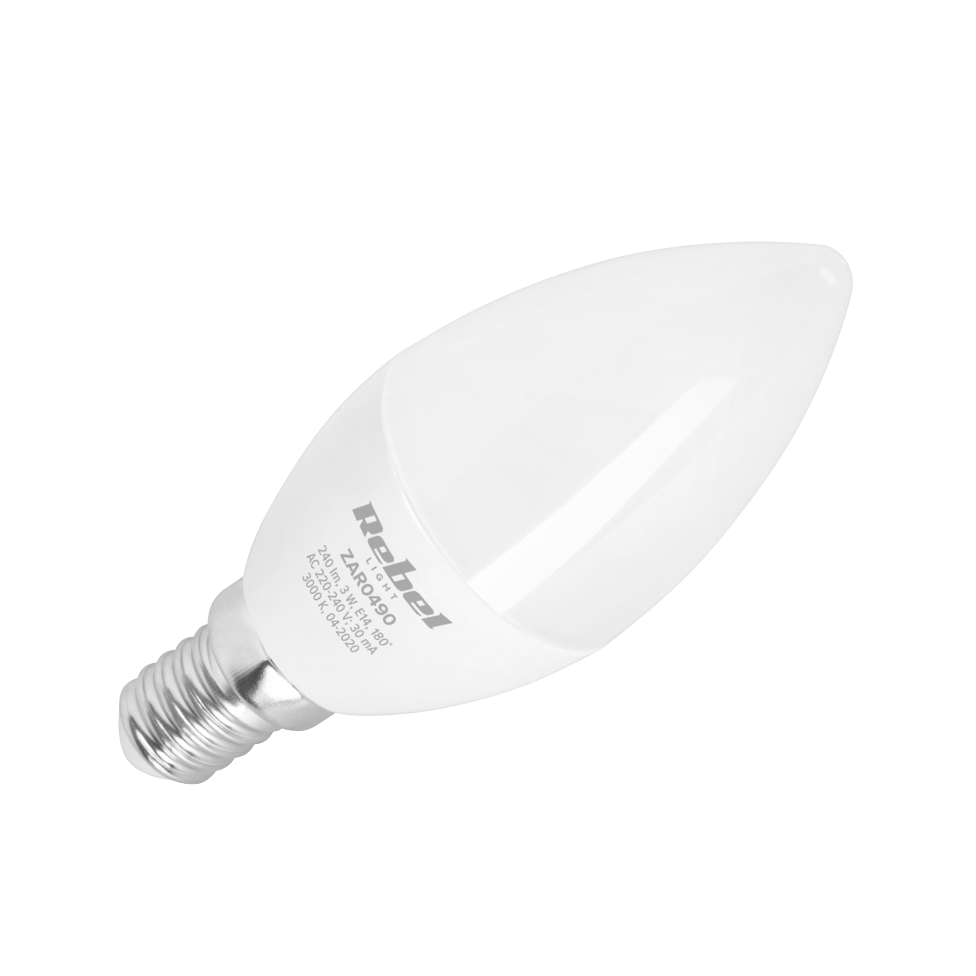 lampa-led-rebel-swieca-3w-e14-3000k-230v-ab4098f6cc1c4216b87e29e53dbb8b32-63b735ef Rebel LED svietidlo, sviečka 3W, E14 3000K, 230V – Obrázok 1