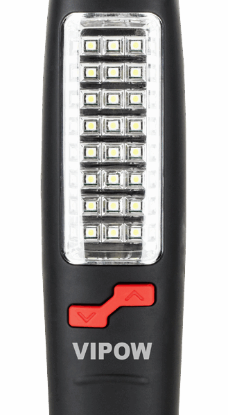 Dielenské svietidlo 24SMD + 7LED so sieťou a autonabíjačkou