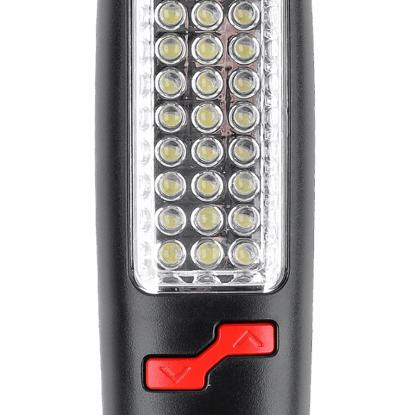 Dielenské svietidlo 30+7 LED so sieťou a autonabíjačkou