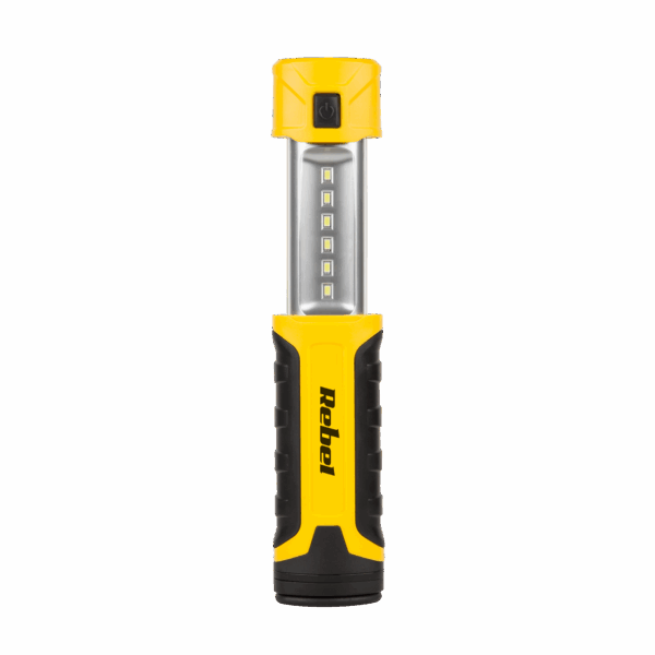 Dielenské svietidlo Rebel 6 SMD+1 SMD so sieťou a autonabíjačkou