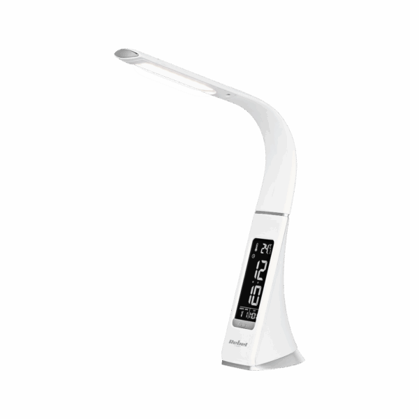 LED stolná lampa REBEL (hodiny, dátum, teplota)