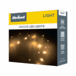 Vianočné osvetlenie - 50 mini led - teplá biela – Obrázok 4
