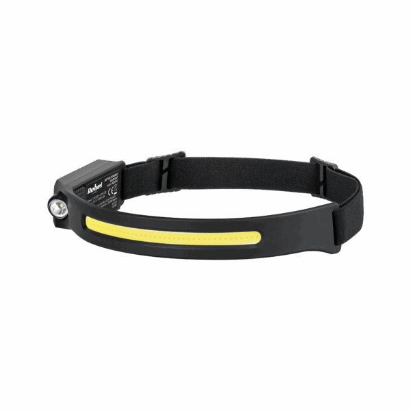 Nabíjacia čelovka (5W COB + 3W Led) - čelenka