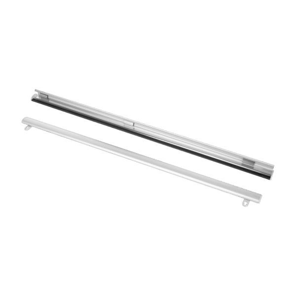 Hliníková lišta na zavesenie plagátov KLIP 2x70cm + prísavka 45mm x2ks s háčikom