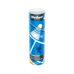 Pérové loptičky na bedminton z husacieho peria, tuba 6 ks, REBEL ACTIVE – Obrázok 4