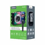 Malá prenosná súprava aktívnych reproduktorov od REBEL s MP3, Bluetooth, FM rádiom a funkciou Karaoke – Obrázok 5