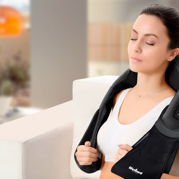 Masážny prístroj na krk, chrbát a šiju, Shiatsu, REBEL ACTIVE