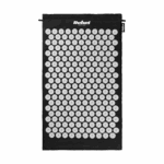 Zdravotná podložka s akupresúrnymi hrotmi s vankúšom, 72x42 cm, sivé hroty, Rebel Active – Obrázok 2