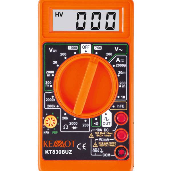 Multimeter KEMOT KT830BUZ