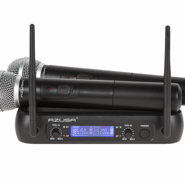 WR-358LD 2-kanálový VHF mikrofón (2 x ručné mikrofóny)