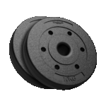 Bitúmenová olympijská súprava závažia 2x10kg, otvor 51mm, REBEL ACTIVE