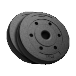 Bitúmenová olympijská súprava závažia 2x15kg, otvor 51mm, REBEL ACTIVE