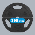 Súprava bitúmenového predradníka 2x15kg, otvor 31mm, doska s madlami, REBEL ACTIVE – Obrázok 7