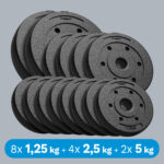 Súprava bitúmenového balastu 30kg (8x1,25kg + 4x2,5kg + 2x5kg), otvor 31mm, REBEL ACTIVE – Obrázok 9