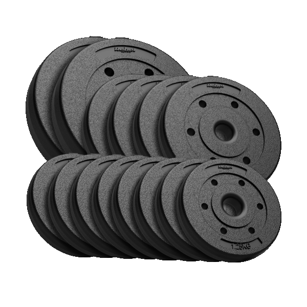 Súprava bitúmenového balastu 30kg (8x1,25kg + 4x2,5kg + 2x5kg), otvor 31mm, REBEL ACTIVE