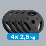 Súprava bitúmenového balastu 4x2,5kg, otvor 31mm, doska s úchytmi, REBEL ACTIVE – Obrázok 5