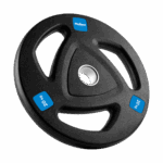 Liatinové olympijské závažie, pogumované, 20kg, otvor 51mm, REBEL ACTIVE